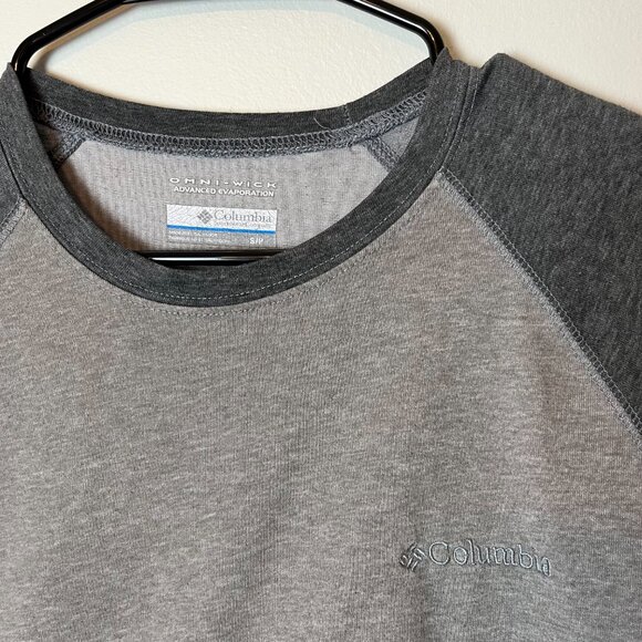 Mens Grey Columbia Long Sleeve - Picture 2 of 3
